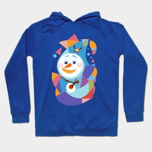 Portrait of Snowman 2 Hoodie